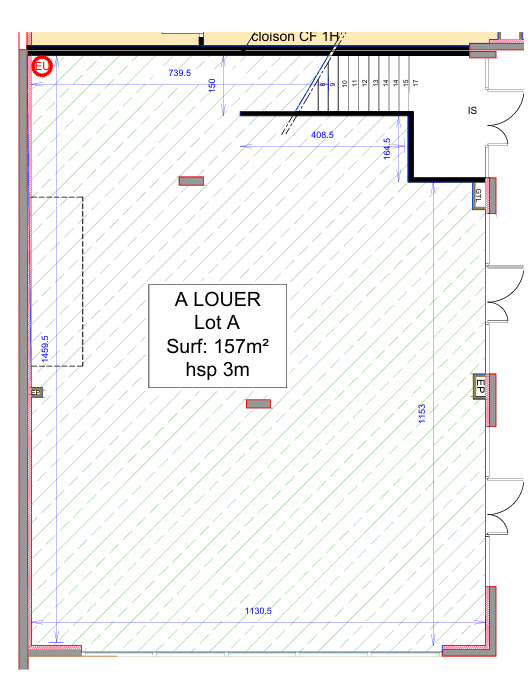 Local commercial à louer à Le luc, 157 m² – photo 3 sur 4